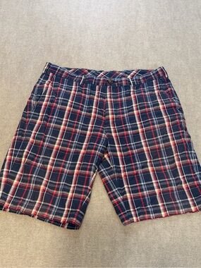 Brooks Brothers 346 India Madras Plaid Cotton Shorts W36 Preppy